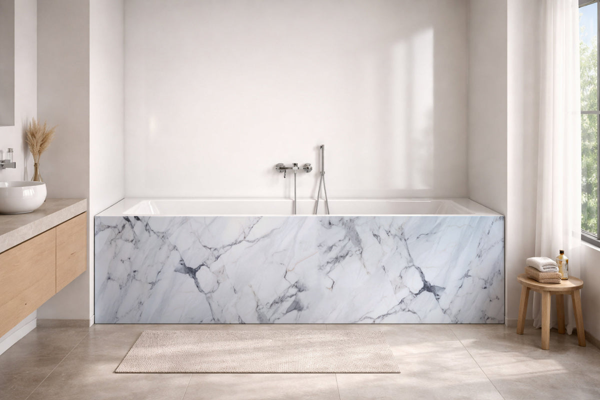 Badewannenverkleidung Marmoroptik