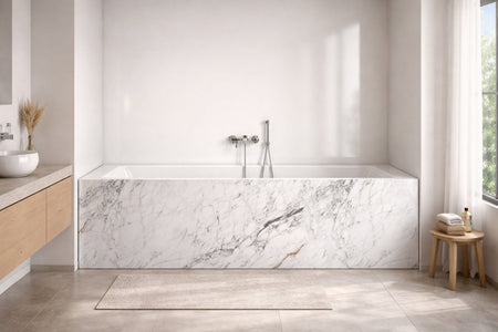 Badewannenverkleidung Marmoroptik