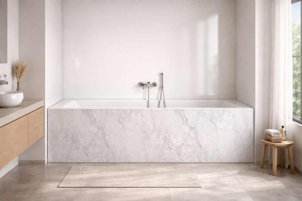 Badewannenverkleidung Marmoroptik