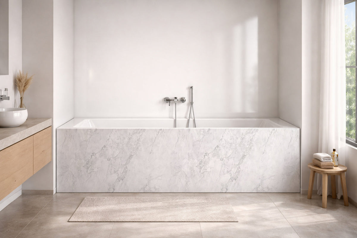 Badewannenverkleidung Marmoroptik