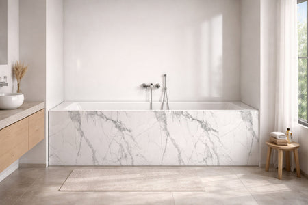 Badewannenverkleidung Marmoroptik