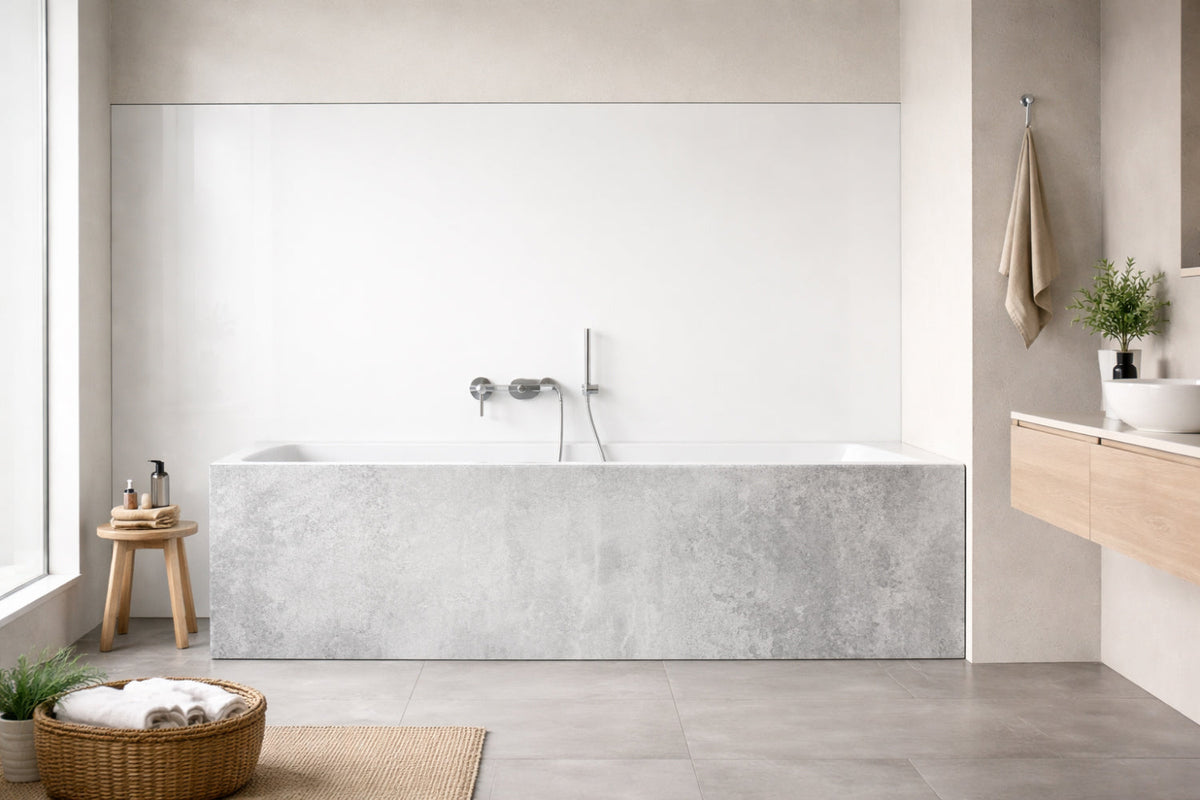 Badewannenverkleidung Betonoptik