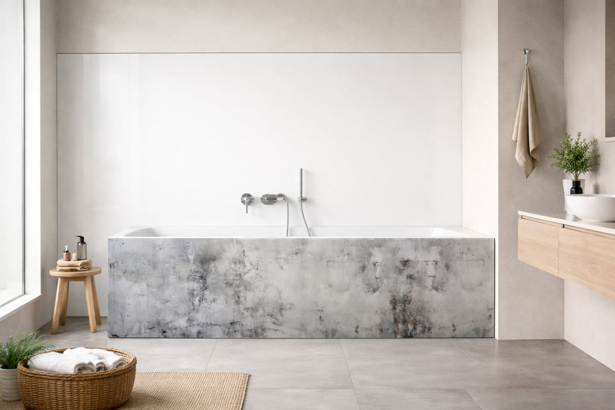 Badewannenverkleidung Betonoptik