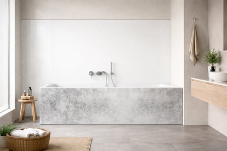 Badewannenverkleidung Betonoptik