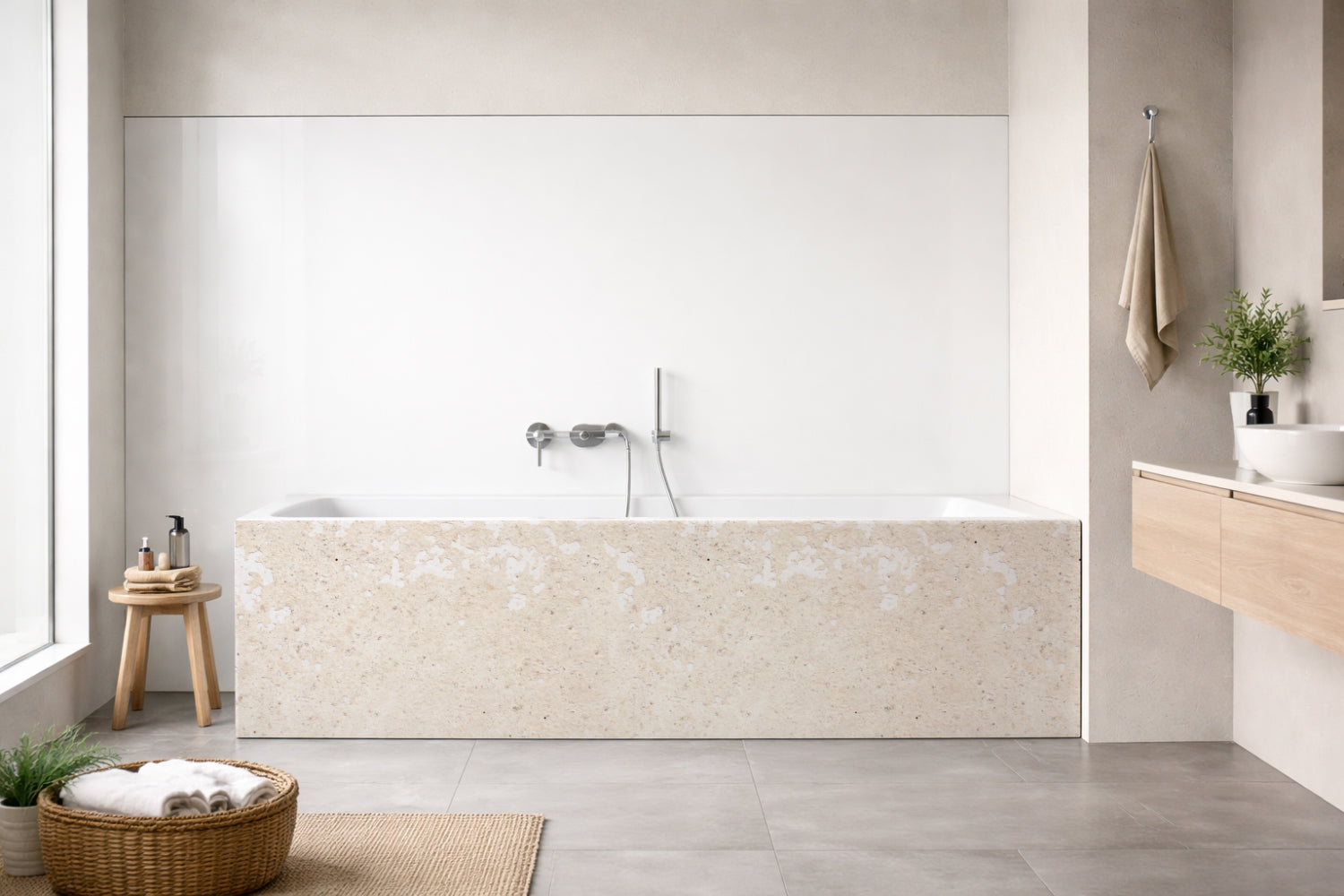 Badewannenverkleidung Betonoptik