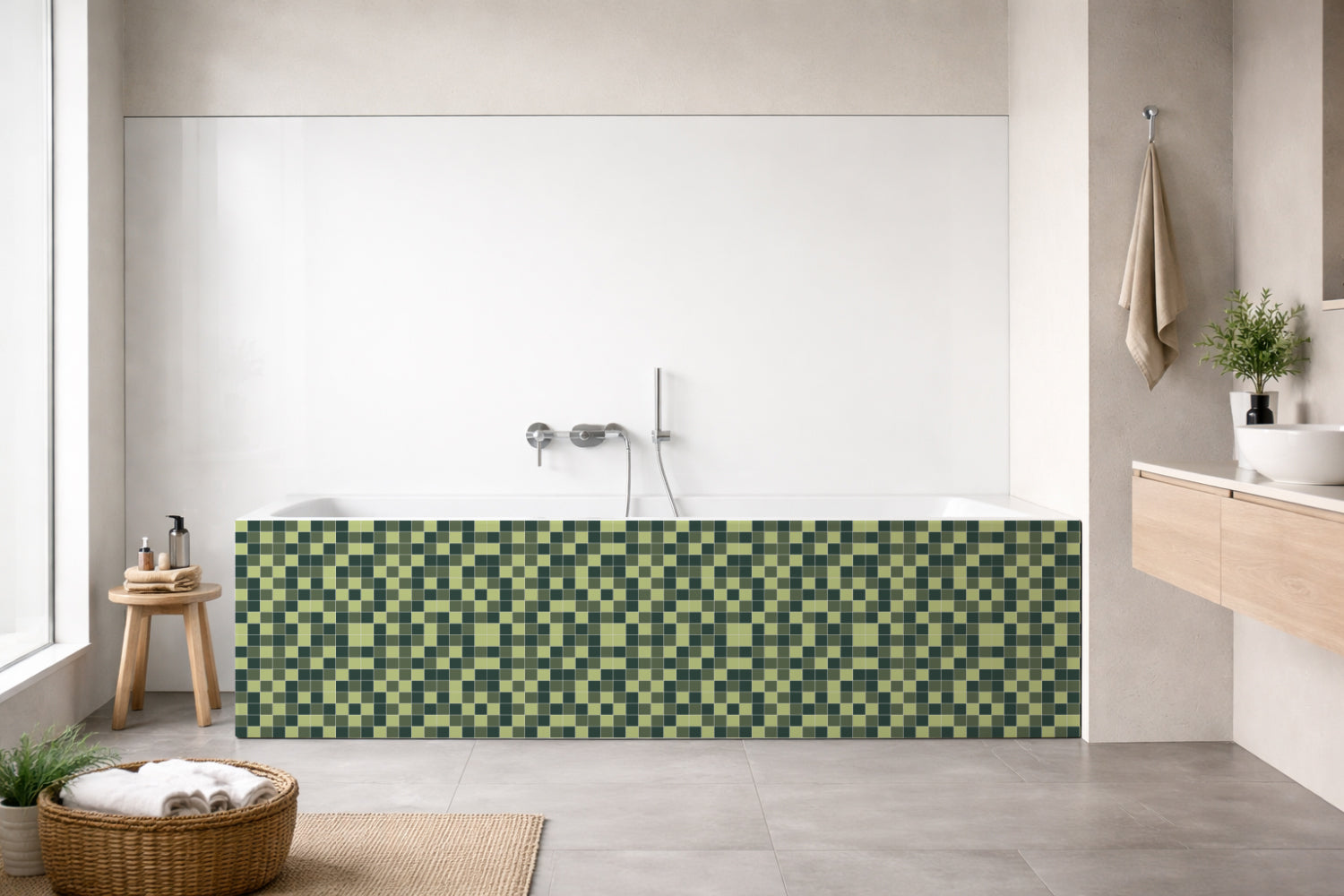 Badewannenverkleidung Fliesenoptik