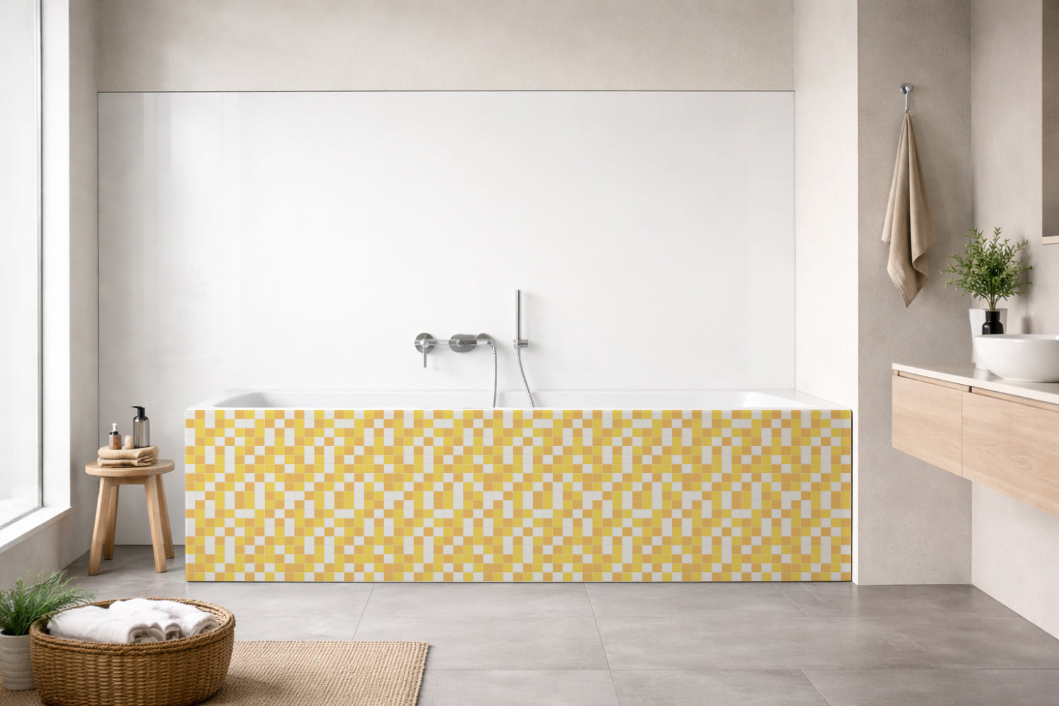Badewannenverkleidung Fliesenoptik