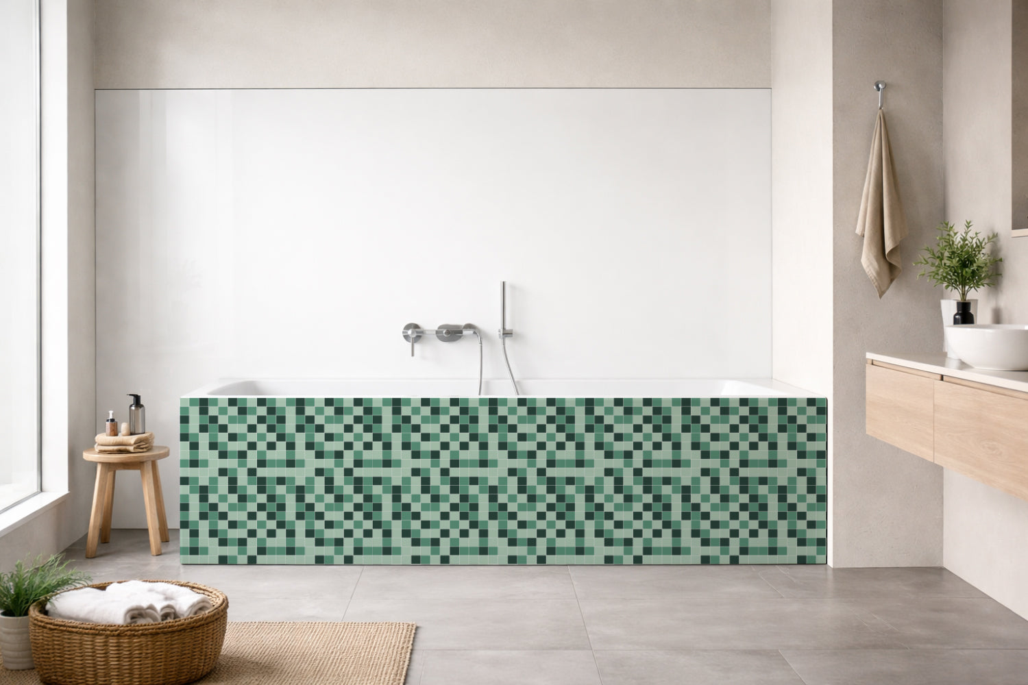 Badewannenverkleidung Fliesenoptik