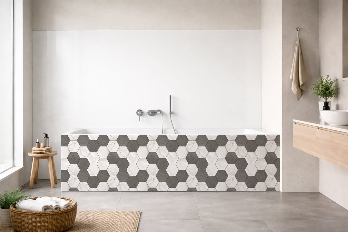 Badewannenverkleidung Fliesenoptik