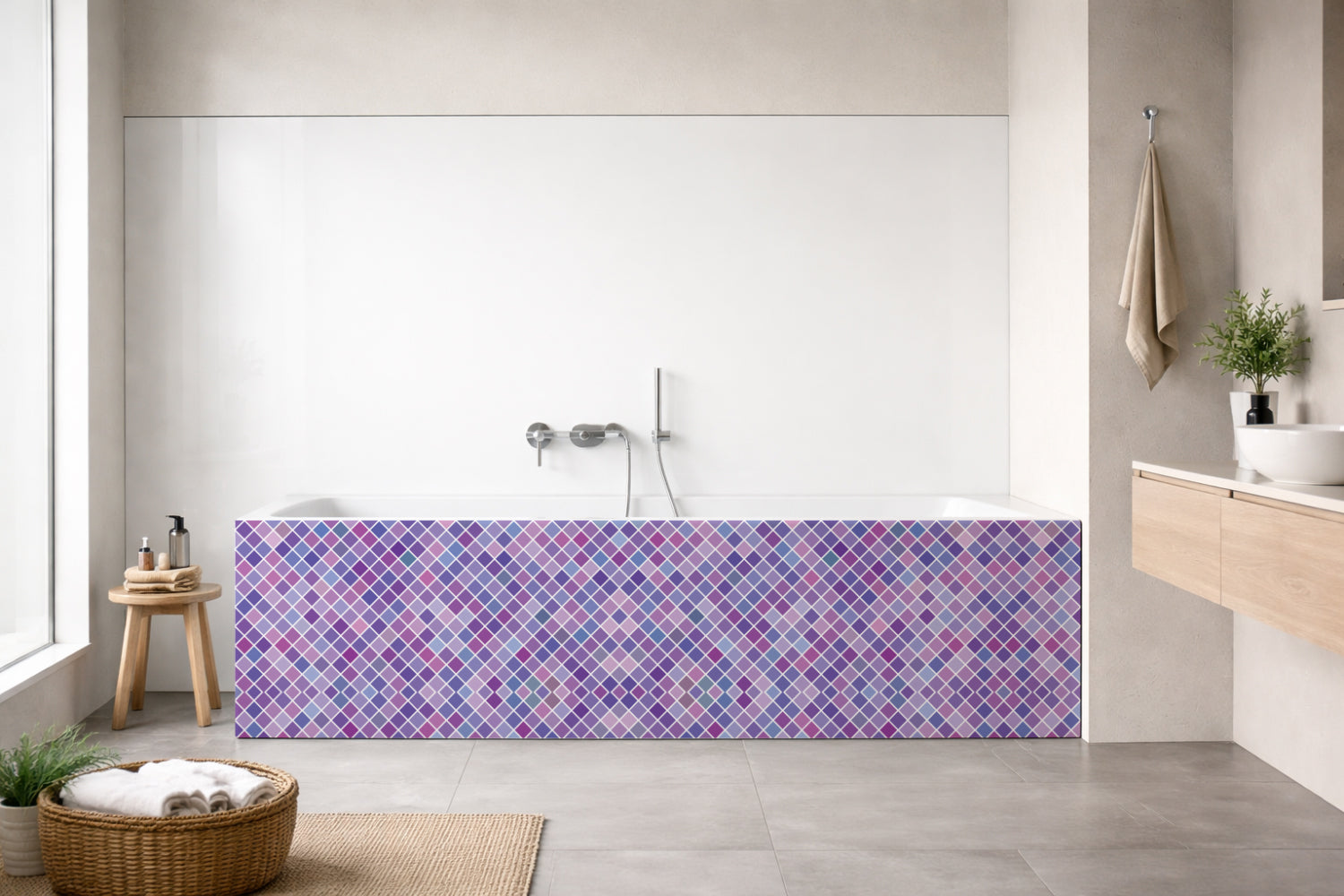 Badewannenverkleidung Fliesenoptik