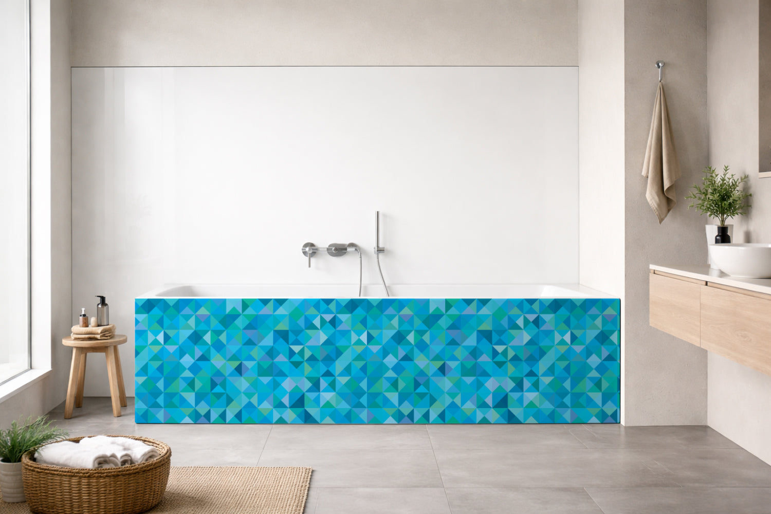 Badewannenverkleidung Fliesenoptik