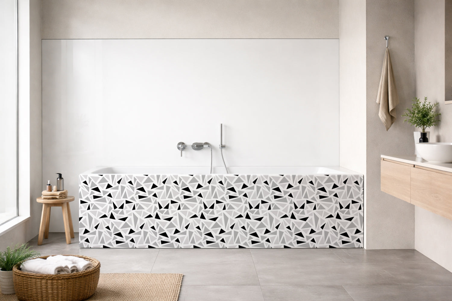 Badewannenverkleidung Fliesenoptik