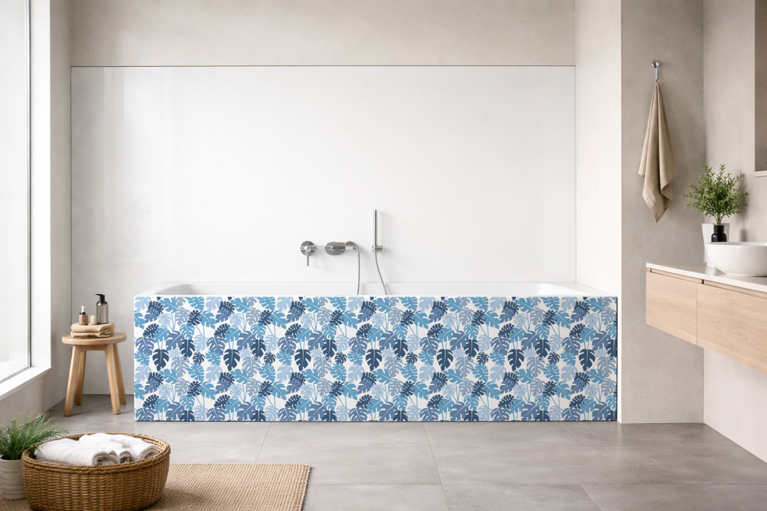 Badrückwand Muster