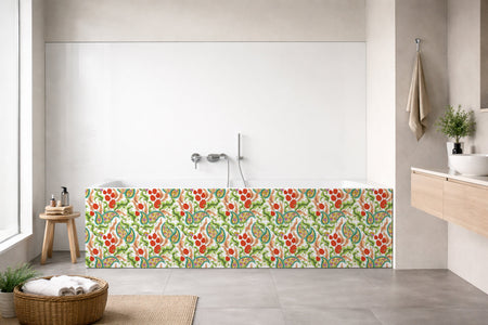Badrückwand Muster