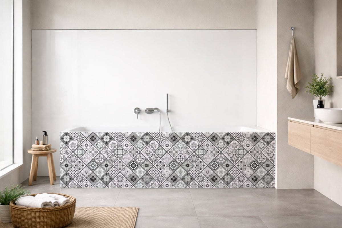 Badewannenverkleidung Patchwork