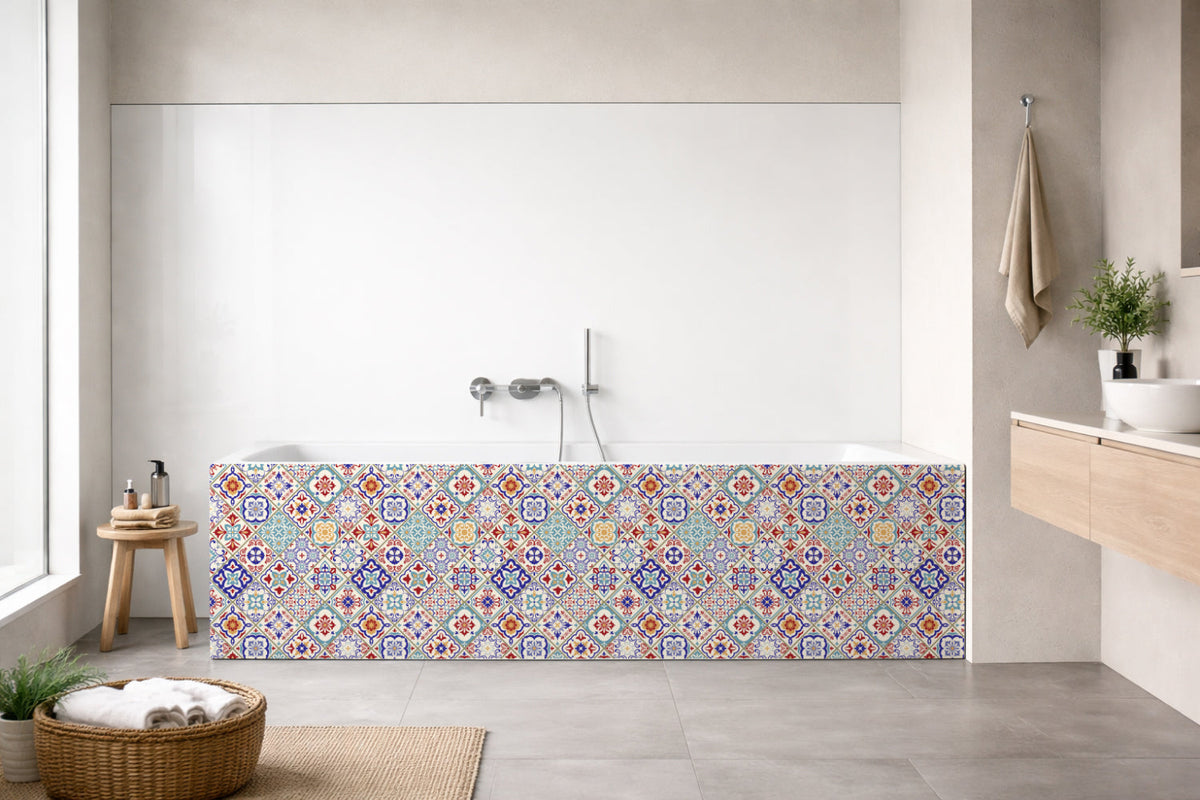 Badewannenverkleidung Patchwork