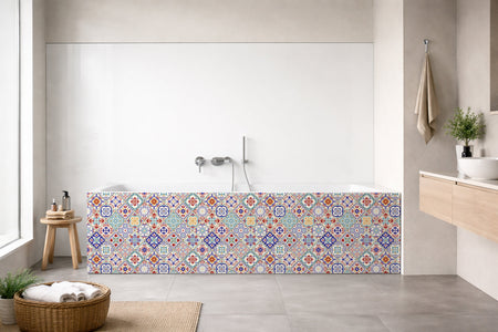 Badewannenverkleidung Patchwork
