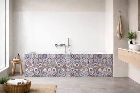 Badewannenverkleidung Patchwork