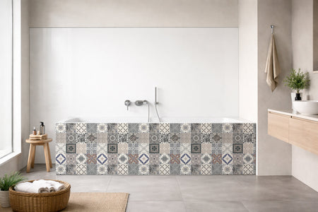 Badewannenverkleidung Patchwork
