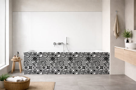 Badewannenverkleidung Patchwork