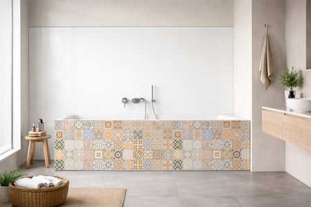 Badewannenverkleidung Patchwork