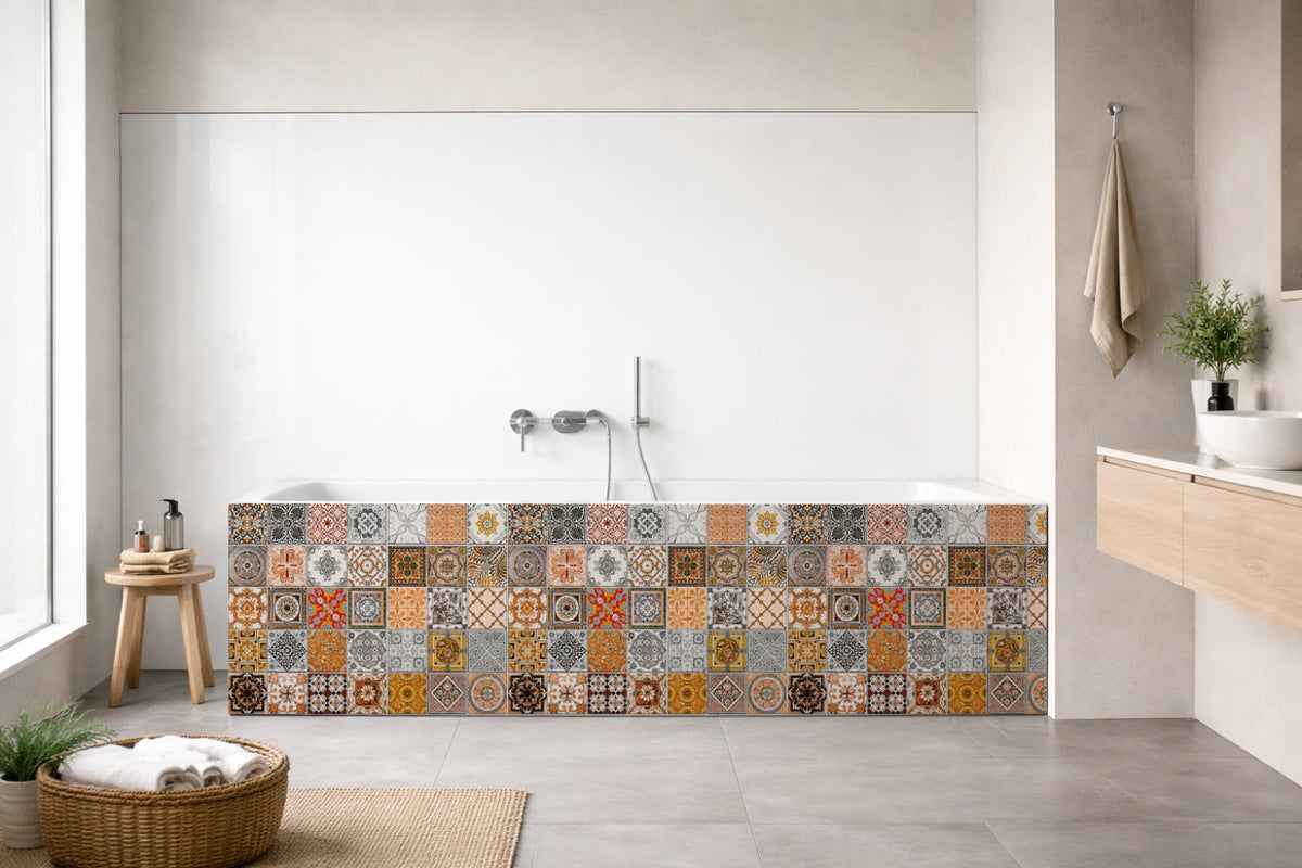Badewannenverkleidung Patchwork