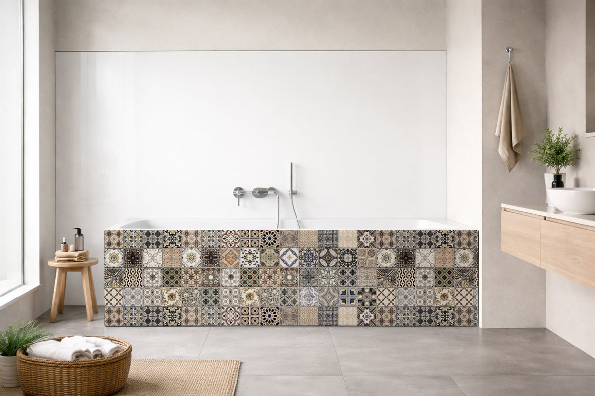 Badewannenverkleidung Patchwork