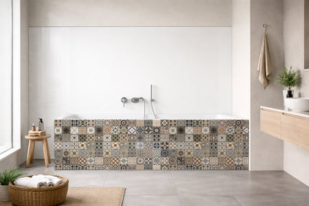 Badewannenverkleidung Patchwork