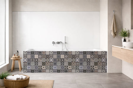 Badewannenverkleidung Patchwork