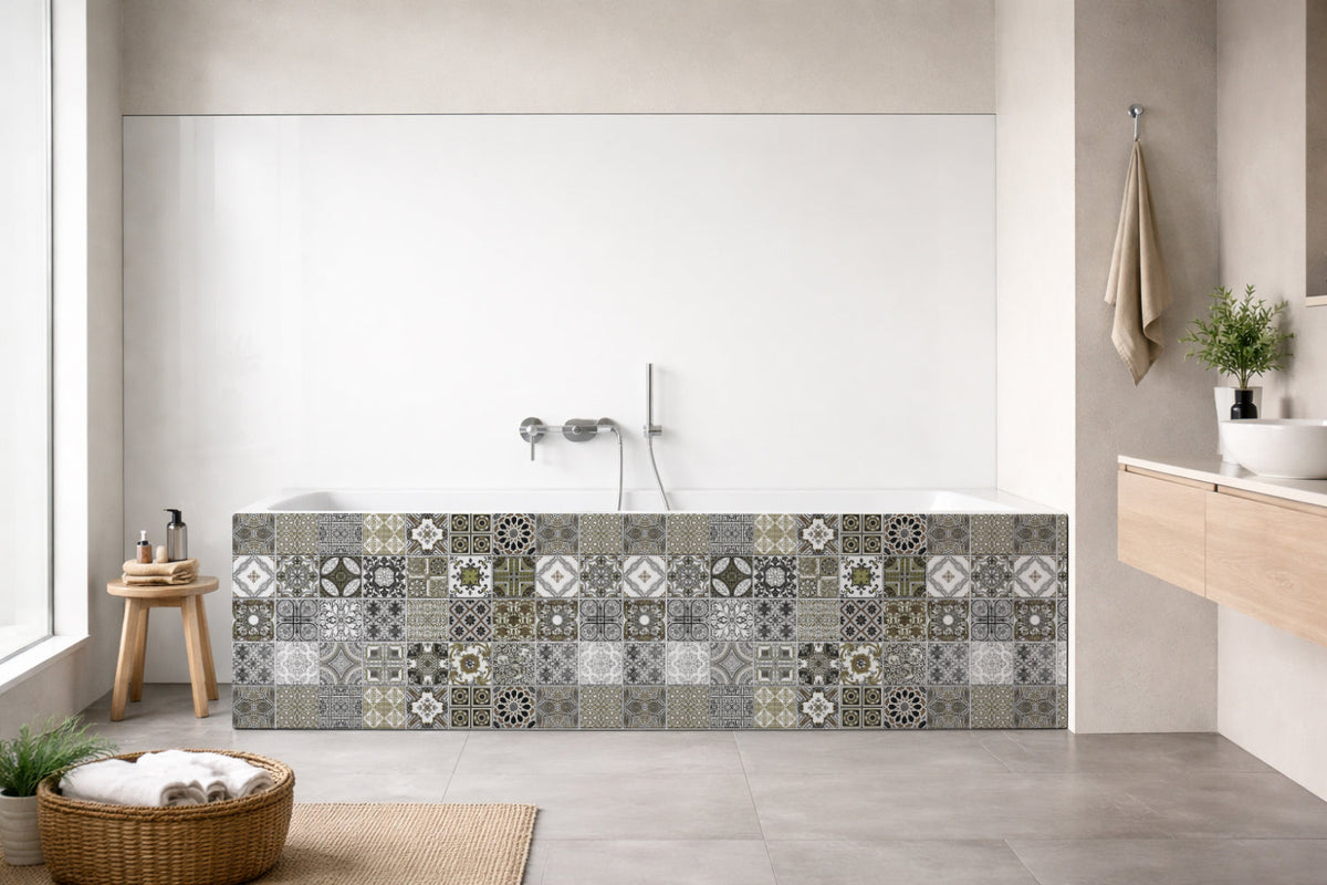 Badewannenverkleidung Patchwork