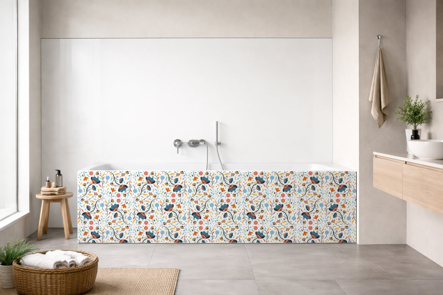 Badewannenverkleidung Patchwork