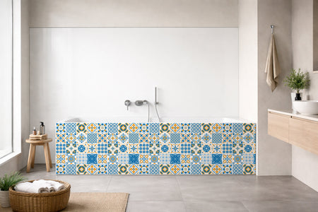 Badewannenverkleidung Patchwork