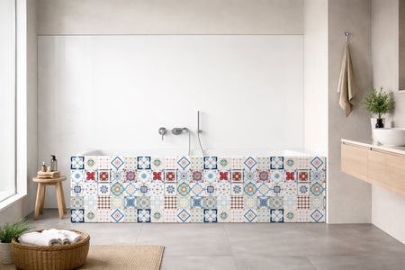 Badewannenverkleidung Patchwork