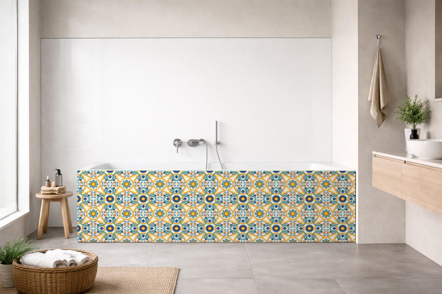 Badewannenverkleidung Patchwork