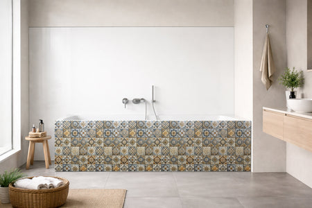Badewannenverkleidung Patchwork