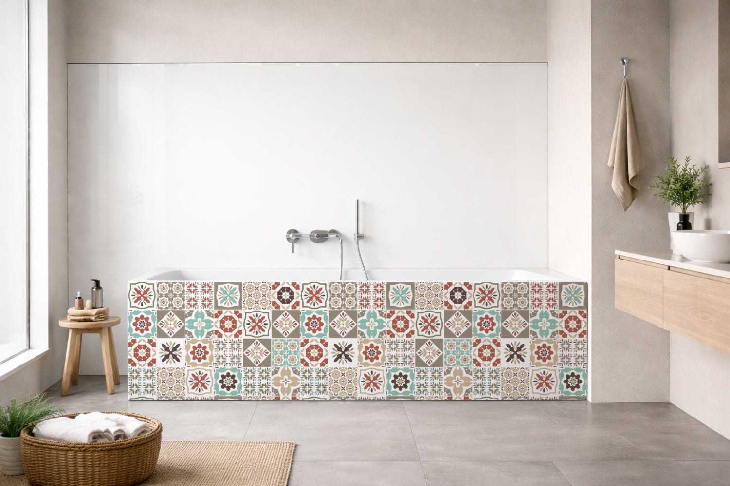 Badewannenverkleidung Patchwork