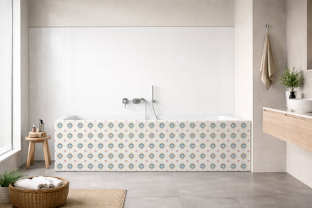 Badrückwand Patchwork
