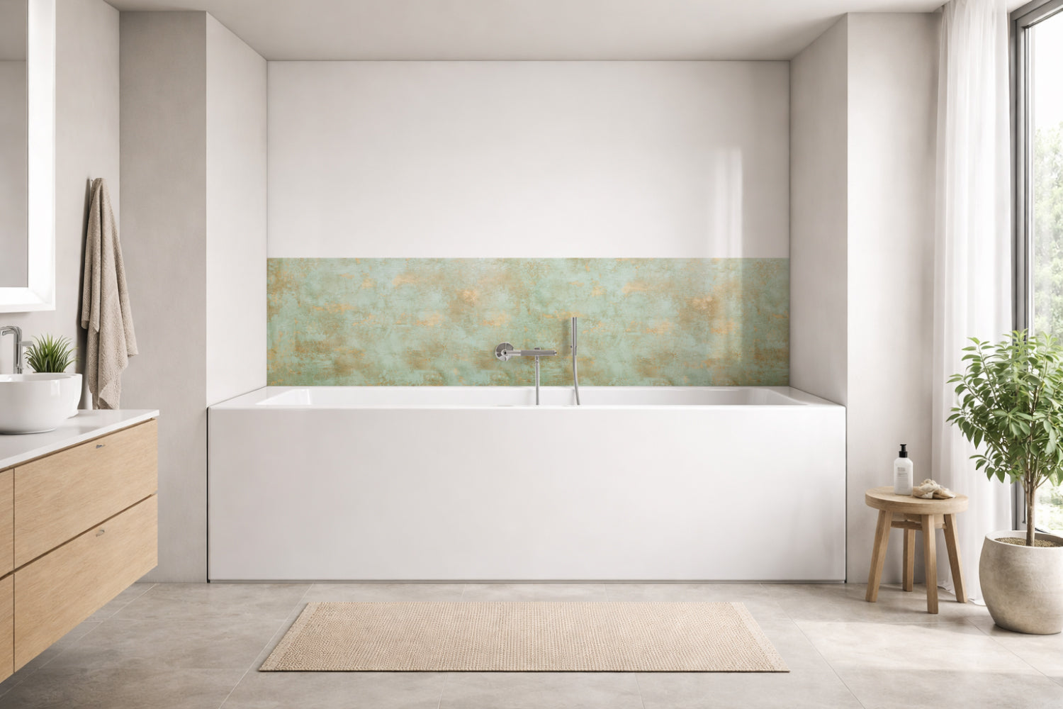 Badewannenverkleidung Betonoptik