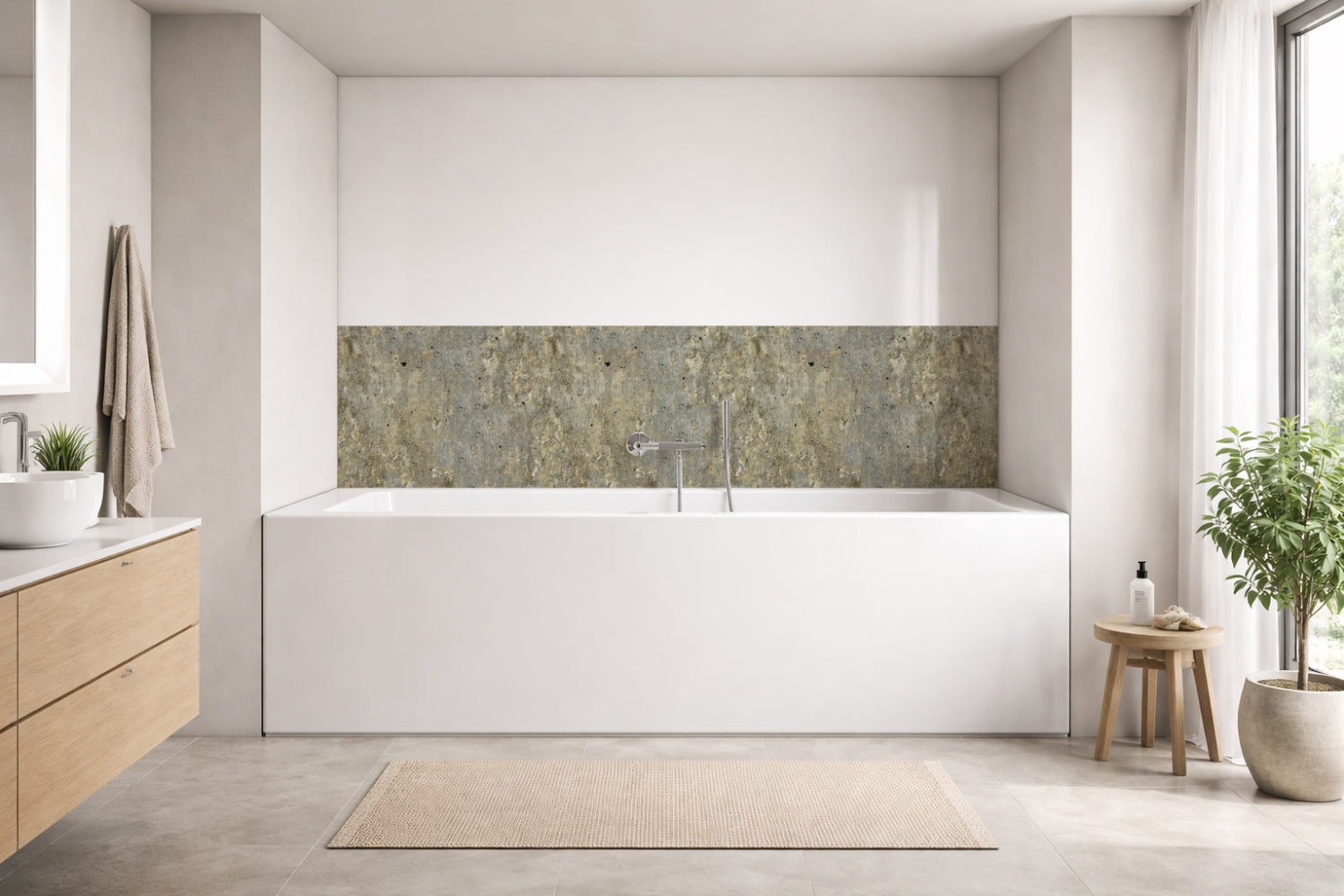 Badewannenverkleidung Betonoptik