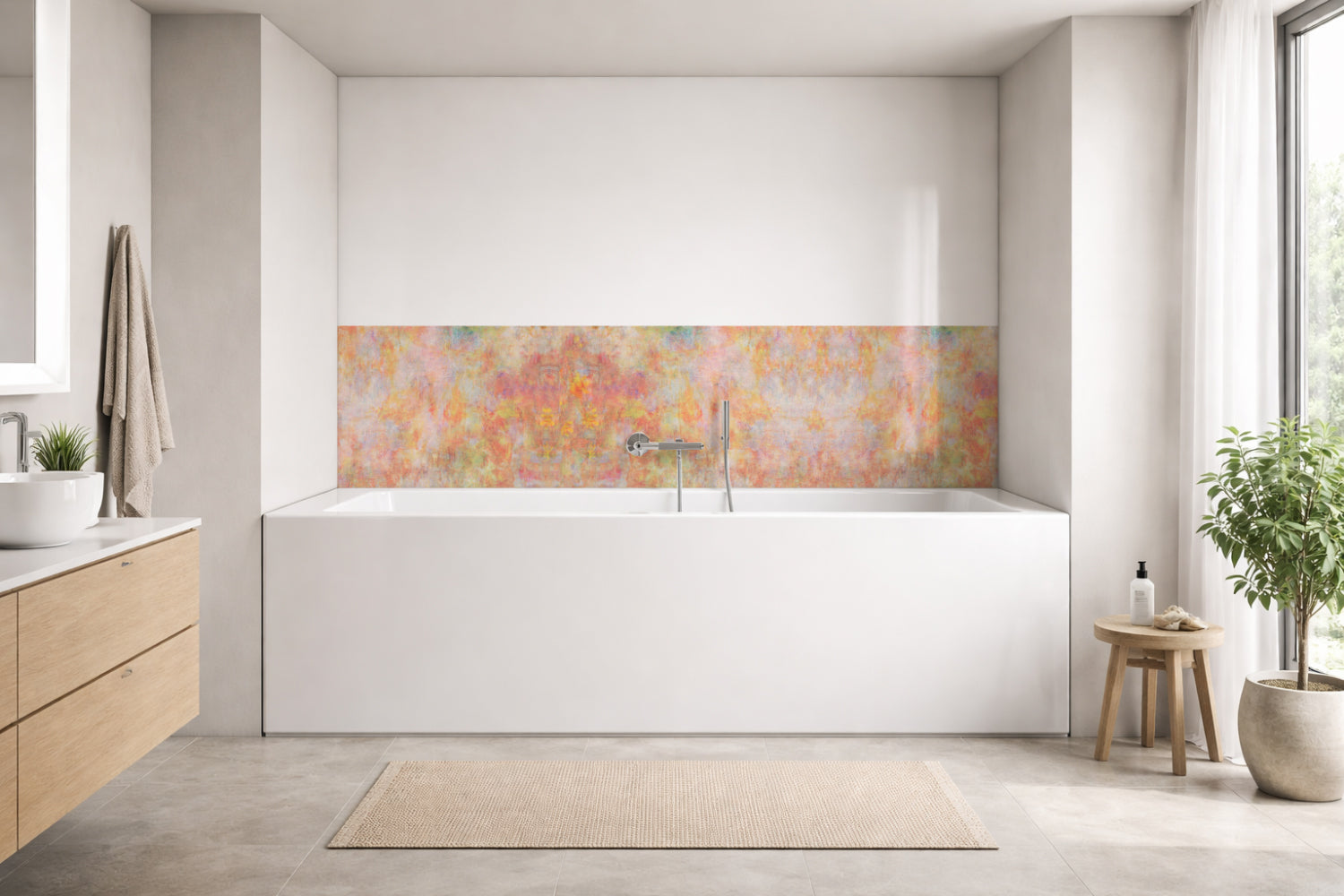 Badewannenverkleidung Betonoptik
