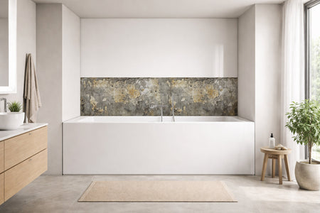 Badrückwand Betonoptik