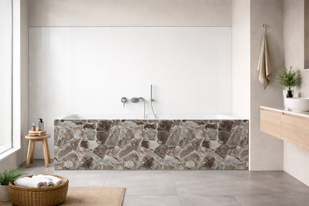 Badewannenverkleidung Steinoptik