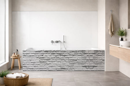 Badewannenverkleidung Steinoptik