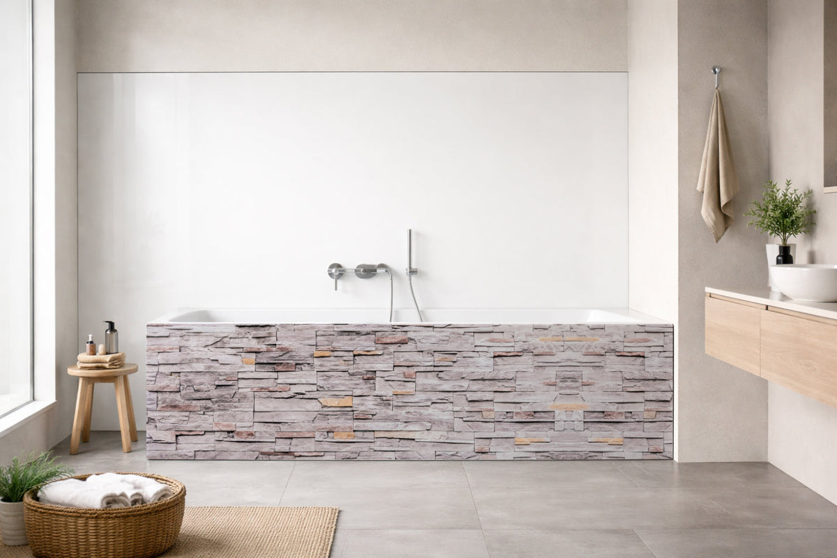 Badewannenverkleidung Steinoptik