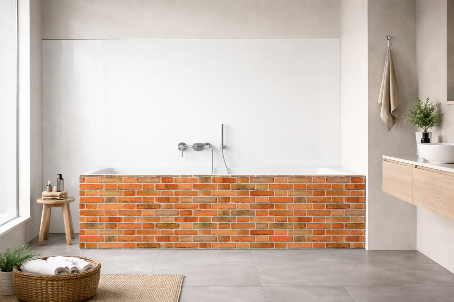 Badewannenverkleidung Steinoptik