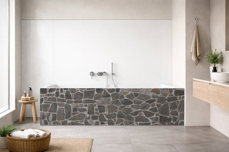 Badewannenverkleidung Steinoptik