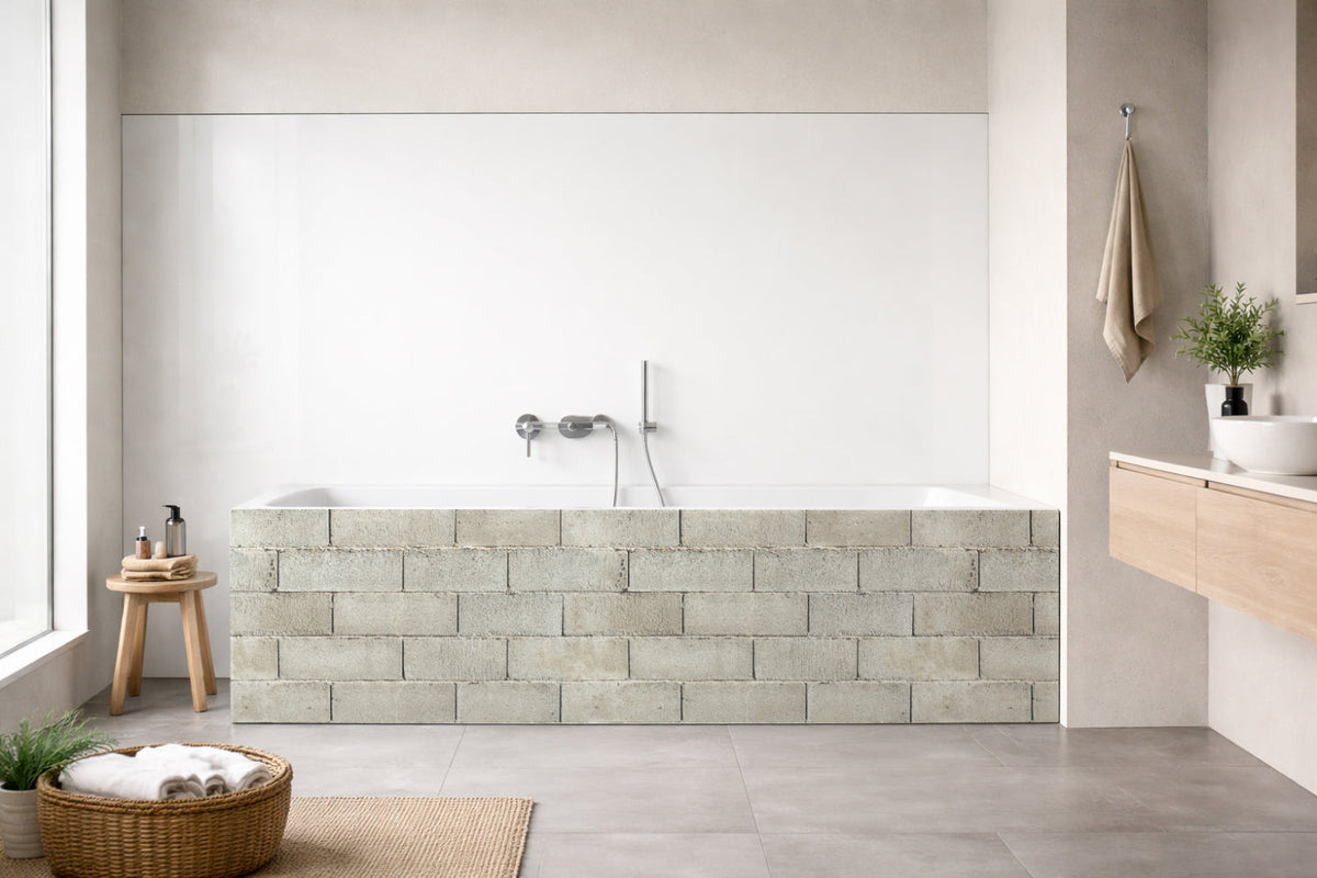 Badewannenverkleidung Steinoptik