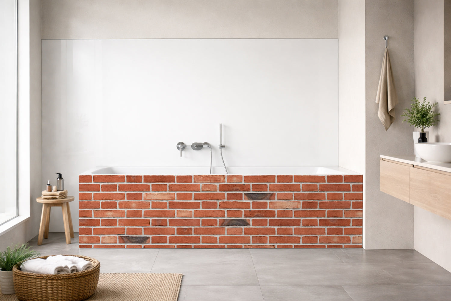 Badewannenverkleidung Steinoptik