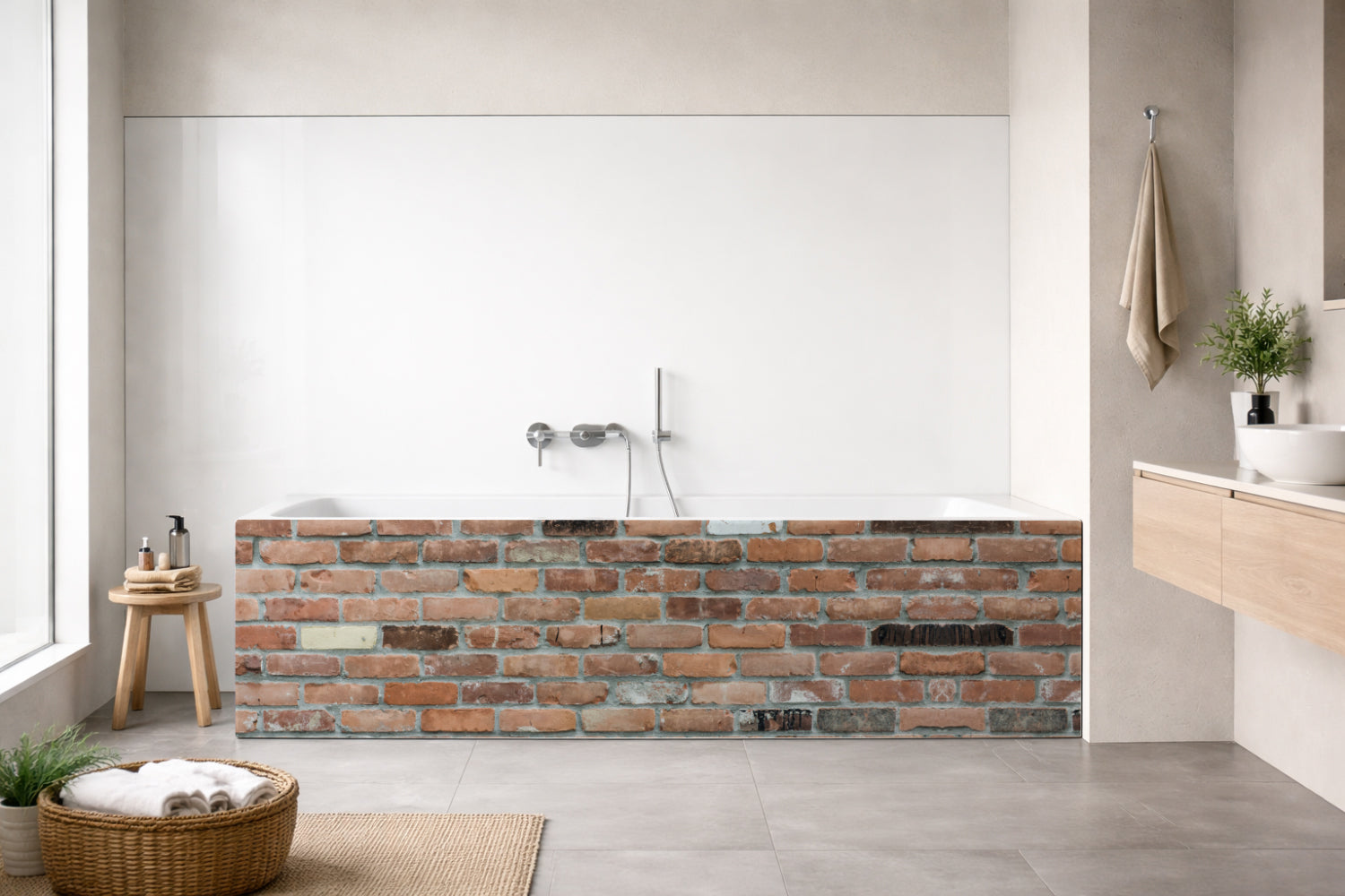 Badewannenverkleidung Steinoptik