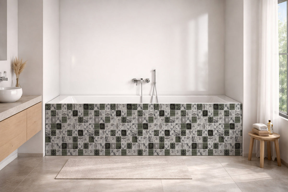 Badewannenverkleidung Fliesenoptik